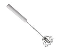 Stainless Steel Whisk Tool, Handheld Mixing Frother, Lightweight Balloon Stirrer with Non-Slip Handle and Smooth Coil Head for Kitchen Baking Coffee Milk Egg Beating Tasks