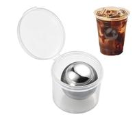 Stainless Steel Whiskey Ice Ball - Reusable 38mm | No Dilution Chiller
