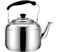 Stainless Steel Whistling Tea Kettle - Large Capacity 3L-10L Stovetop Teapot for Gas, Induction & Electric - Durable, Elegant Design with Loud Whistle for Perfect Brewing