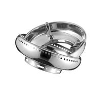 Stainless steel windbreak for cooking, windshield, stove guard, doublelayered, windproof, stove covers Ref: 2960