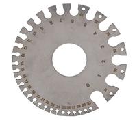 Stainless Steel Wire Gauge 0-36 | 0.3125" - 0.007" Thickness Ruler | Etched Scale for Non - Ferrous Metals/Aluminum/Copper | 3.31 Inch Diameter