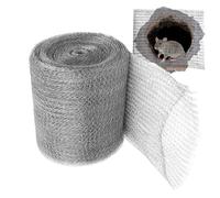 Stainless Steel Wire Mesh - Mice Control Blocker, 12.7x600CM Flexible Mesh Roll, Crevice Blocker Filter | rodentts Proof Vent Cover for Wall Holes Air Duct Basement Fence Garden House Farm