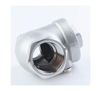 Stainless steel wire mouth horizontal non-return valve, 304 stainless female thread swing check(3/4")