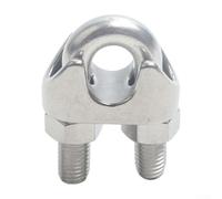 Stainless Steel Wire Rope Clamps 2-8mm U-Bolt 10pcs | 304 Stainless Steel, Resistant, For 2-8mm Cables, Creates Secure Loops, para ideal For Marine And Outdoor Use