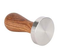 Stainless Steel Wood Handle Coffee Tamper Press Tamping Tool Home Office Gift