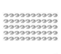 Stainless Systems - Rieles de placa de conexión a tierra fotovoltaica para panel solar 44 x 44 mm, compatible con cocheras de acero C Usteel 50