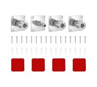 Stainless Wand Holder, Pressure Washer Rack Mount, Compact Size Foam Cannon Bracket, Steel Storage Hook System, Organized Cleaning Tool Design with Industrial Style, Garage Accessory for Home