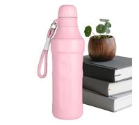Stainless Water Bottle | with Strap 500ML Insulated Cup - with Strap Vacuum Stainless Steel Water Bottle | for Milk Beverage Drinking Sports Gym Home
