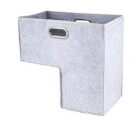 Stair Basket, plegable Staircase Step Organizer, Space-Saving Felt Storage