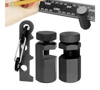 Stair Gauge For Framing,Precision Layout Attachment Tool with Holder and Carabiner - Circular Saw Jig Stop,for Men Husband Dad Grandpa