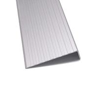 Stair Nose Edging Metal, 3 In Stair Nosing Edge Trim Silver Gold Step Molding Strips Protector 36 40 48" 60 67 Inches Floor Transition Ramp Reducer for Laminate Flooring(A,W 75MM - L 160cm/63in)