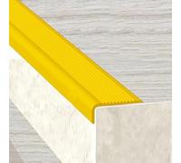 Stair Nosing Edge Trim L-Shaped Stair Edge Protector, Width 4X1.5cm Stair Edging Rubber Strips, Step Edging Rubber Strips, Easy to Install-Red||2.7m(Yellow,3m)