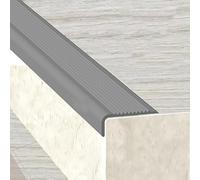 Stair Nosing Edge Trim L-Shaped Stair Edge Protector, Width 4X1.5cm Stair Edging Rubber Strips, Step Edging Rubber Strips, Easy to Install-Red||2.7m(Gray,1.1m)