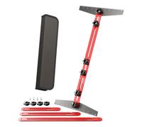 Stair Tread Jig, Multifunctional Stair Measuring Tool, Aluminum Alloy Shelf Layout Supplies, Adjustable Flooring Measurement Accessories for Accurate Cuts 43.4 x 3.94 x 0.17 inch
