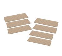 Stair Treads - Carpet Steps for Slip Control | Seven Piece Adhesive Rug Set, Cushioned Texture with Secure Backing & Noise Softening Design for Home Kitchens, Bathroom Floors and Basement Paths