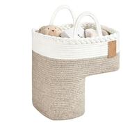 Staircase Basket - Stair Storage Basket, Step Baskett For Stairs, Large Capacity Foldable Woven Step Organizer, Toy Books Dirty Clothes Storage Bin For Tools Office Apartment Household Toys