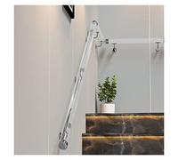 Staircase Handrails Stair Railing Clear Acrylic Stair Handrail Hand Railing - Non-Slip Transparent Staircase Handrails for Indoor Outdoor Stairs, Wall Mount Railing Complete Kit for Elderly & Kids ( C