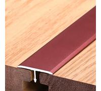 Stairs Office,Metal Floor Seams Transition Strips, Durable Laminate Floor Transition Strip, Wood to Hardwood Floor Edging Trim Strip(Red,135cm/53.1in)