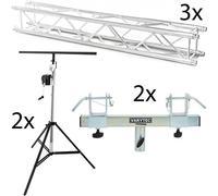 F34, 200cm, Truss de 4 puntos incl. conector cnico