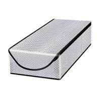 Stairway Insulation Cover, Energy Saving Insulator, Reusable Uv Resistant Barrier, Weatherproof Protection, Easy Installation Design for Studio Garage Basement Workshop Dog House 54.33x25x11.02 Inches