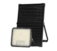 Stak by Velamp CUBE XL: Proyector LED de 9600 lúmenes alimentado por energía solar. Con PIR y panel deflector