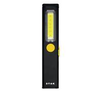 Stak by Velamp STEALTH: Linterna LED recargable de 3W, extrafina, de aluminio. Color negro.