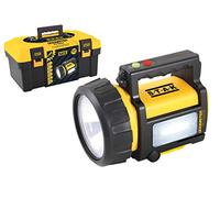 Stak Doomster PRO Master - Faro recargable LED CREE de 700 lúmenes (10 W). Con farol, luz roja lateral, Power Bank. Incluye caja y cargador. IP44 e IK08, amarillo