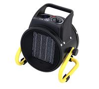 Stak STH2000W Generador de aire caliente de 2 kW. Tecnología cerámica para un calor más rápido. 2 velocidades, con termostato de seguridad y función ventilador. Cable de 140 cm.