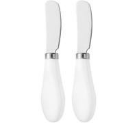 Stakee 2 Cuchillos Portátiles para Mantequilla, Cuchillos para Mantequilla De Maní, Cuchillos Multifuncionales De Acero Inoxidable para Mantequilla, Cuchillos para Queso para Untar.