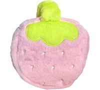 Stakee Bolsa De Maquillaje De Peluche De Fresa para Mujer, Bolsa De Almacenamiento De Cosméticos, Organizador De Artículos De Tocador, Bolsa De Almacenamiento De Joyas