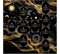 Stakee Mantel De Altar, Mantel De Tarot, Paño De Adivinación con Cruz Celta Estampada para Lectura, Tapete De Tarot para Lectura, Cartas, Adivinación, Brujería, Magia.