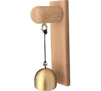 Stakee Timbre De Madera De Estilo Japonés para Comerciantes, Campana Decorativa Colgante con Sonido para Abrir Puerta, Campanilla De Viento para Negocios Y Jardines.