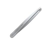 STALEKS Beauty&Care Pinzas para cejas con punta inclinada biselada de acero inoxidable unisex- Pinzas de cejas de precisión para dar forma a las cejas TBC-10/3