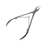 STALEKS Classic 10 - Alicates para cutículas (longitud de la hoja - 8 mm) NC-10-8