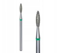 STALEKS Cortador de diamante con llama, 2,1 x 8 mm, color verde