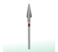 STALEKS FT73R060/14 - Fresa de carburo para zurdos (6 mm de diámetro), color rojo