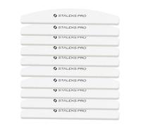 STALEKS PRO 10 piezas Lima Buffer con base espuma soft doble cara. Grano 100/180