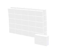STALEKS PRO 50 piezas Lima Buffer pulidor rectangular mini doble cara. Grano 100/180