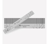 STALEKS PRO by Natury Nails 25 unid Limas mineral recta para uñas. Profesional manicura y pedicura, ideal para uñas naturales y artificiales. Diseño Magnolias. Expert 20 (Grano 180/240)
