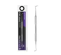 STALEKS PRO by Natury Nails empujador para pedicuras, cureta de dos puntas semi-esférica, Acero inoxidable, Expert PE-20/2