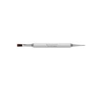 STALEKS PRO by Natury Nails Pincel EXCLUSIVE doble punta. Pincel de gel recto de 10 mm y Pincel delineador liner de 10 mm NBE-08/03