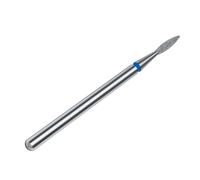 STALEKS PRO - DIAMANT BIT - Llama afilada (anillo azul) I Juego de fresa de uñas I Kit de lijado para lijadoras eléctricas I Punta de clavo para manicura y pedicura compatibles (FA11B016/8)