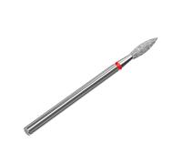 STALEKS PRO - DIAMANT BIT - Llama (anillo rojo) I Accesorio para cortaúñas I Brocas para manicura y pedicura APARATIVAS I FA10R023/10 FA10R023/10