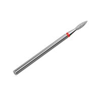 STALEKS PRO - DIAMANT BIT - Llama (anillo rojo) I Accesorio para fresa de uñas I Brocas para manicura y pedicura APARATIVAS I FA10R021/8 FA10R021/8