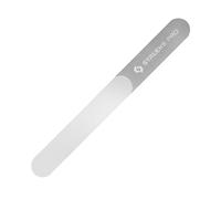 STALEKS PRO Expert 11 - Lima de uñas láser (165 mm de ancho recto con asa) - Herramienta de manicura y pedicura de acero inoxidable para control de delaminación