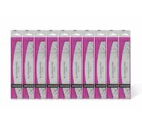STALEKS PRO Expert 40 NFE-40-100/180 - Lima de uñas (grano 100/180, mineral, 10 unidades, embalaje individual)
