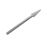 STALEKS PRO Expert - Broca de diamante para uñas (pera afilada, azul) - Abrasividad media para cutículas, paredes laterales, limpieza de epidermis y manicura y pedicura versátil