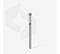 STALEKS PRO Expert fresa de diamante para uñas. Manicura Pédicura. Remueve y pule zona de cutículas. Forma de bola 3.5 mm (Grano Medio)
