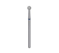 STALEKS PRO Expert fresa de diamante para uñas. Manicura Pédicura. Remueve y pule zona de cutículas. Forma de bola 4 mm (Grano Medio)