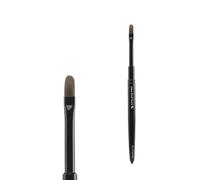 STALEKS PRO Expert - Pincel ovalado de gel (6 mm x 11 mm) - Pincel profesional para arte de uñas con cerdas sintéticas y mango ergonómico de aluminio para manicura